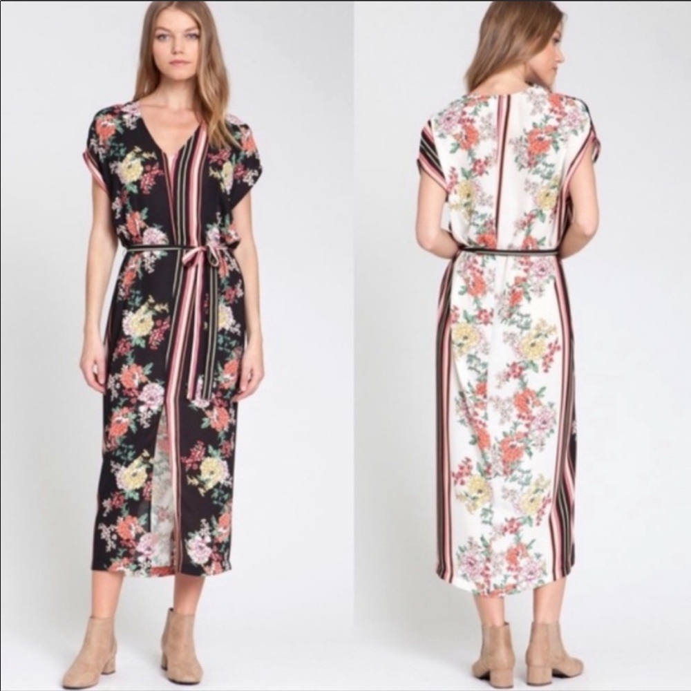 ⭐️Dra Anthropologie Floral maxi Dress size small